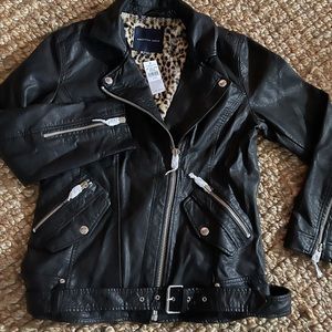 American Eagle Faux leather heavy jacket M